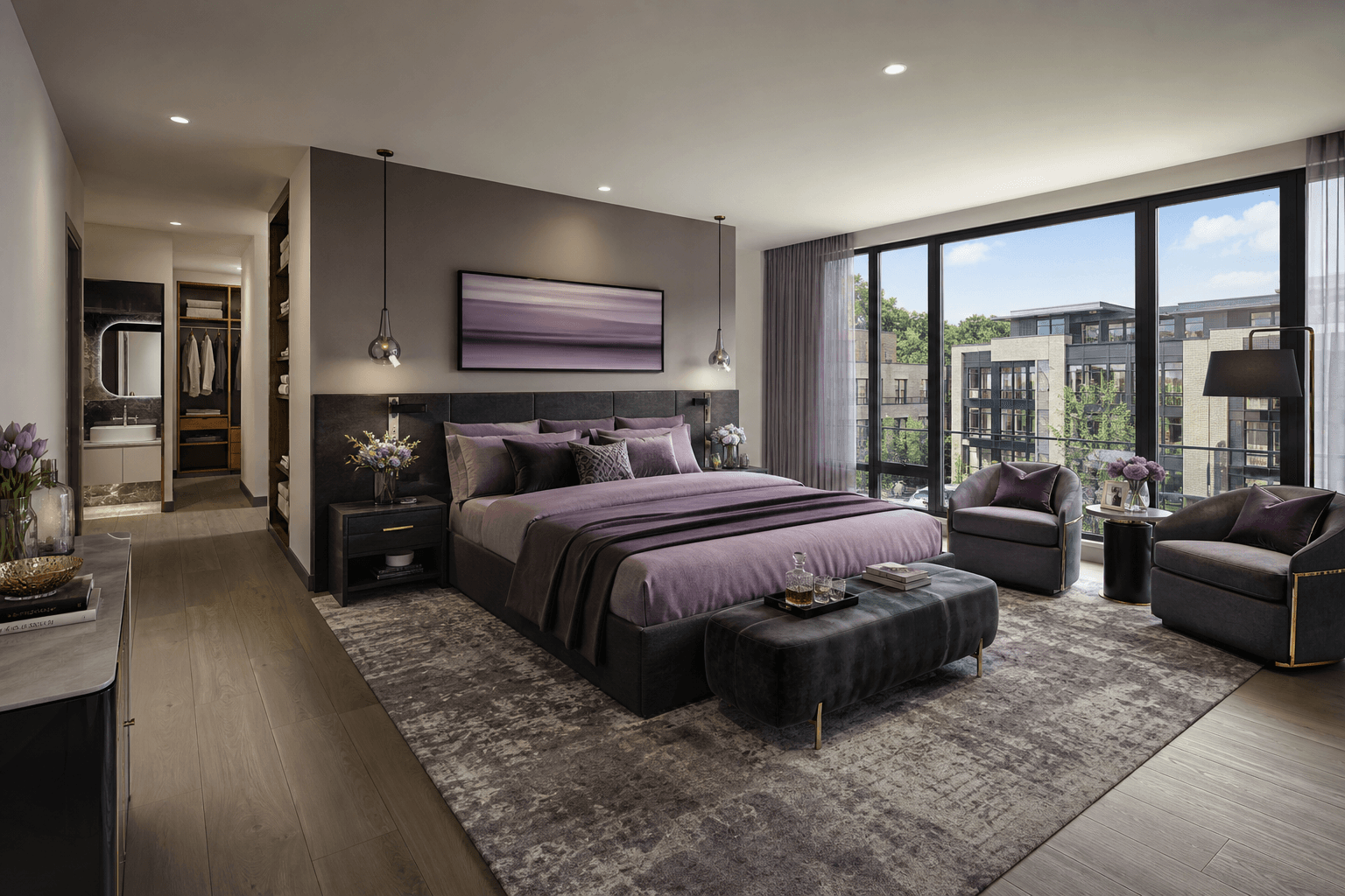Spacious 3-bedroom master suite at OG Urban Towns